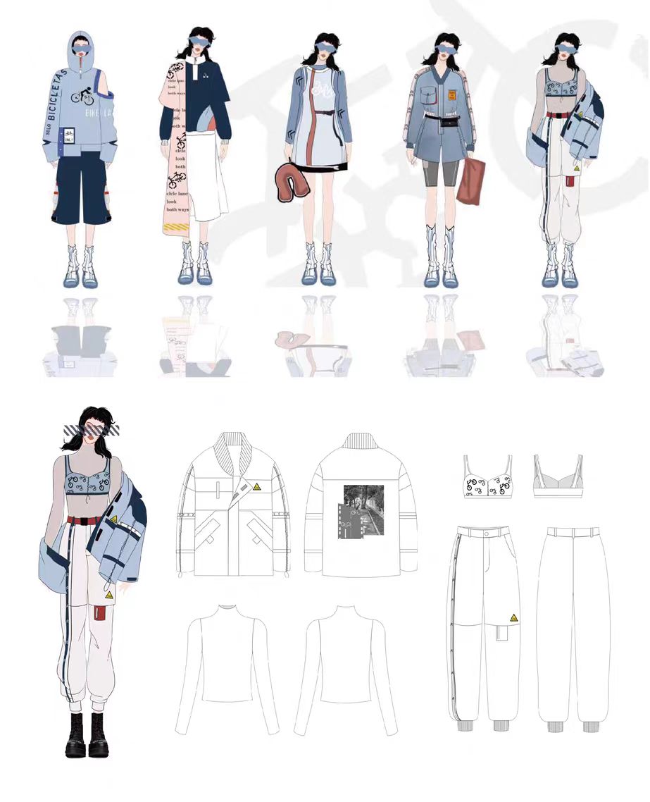 AI Style Sketches, CDR Black & White Line Art, Pattern Creation & Copy Drawing