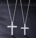 Cross Necklace with Pure Silver Pendant - Couples' Style