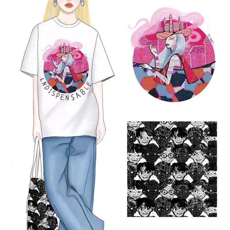 Intangible Product (Non-Tangible Goods) Comparison Set Colored Illustration