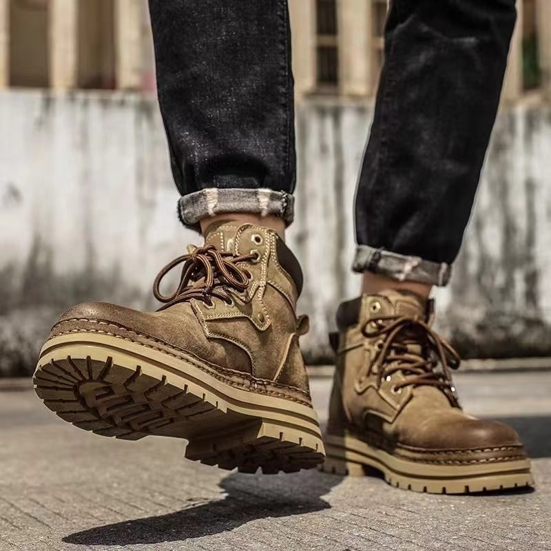 Casual Retro Outdoor Work Ankle Boots