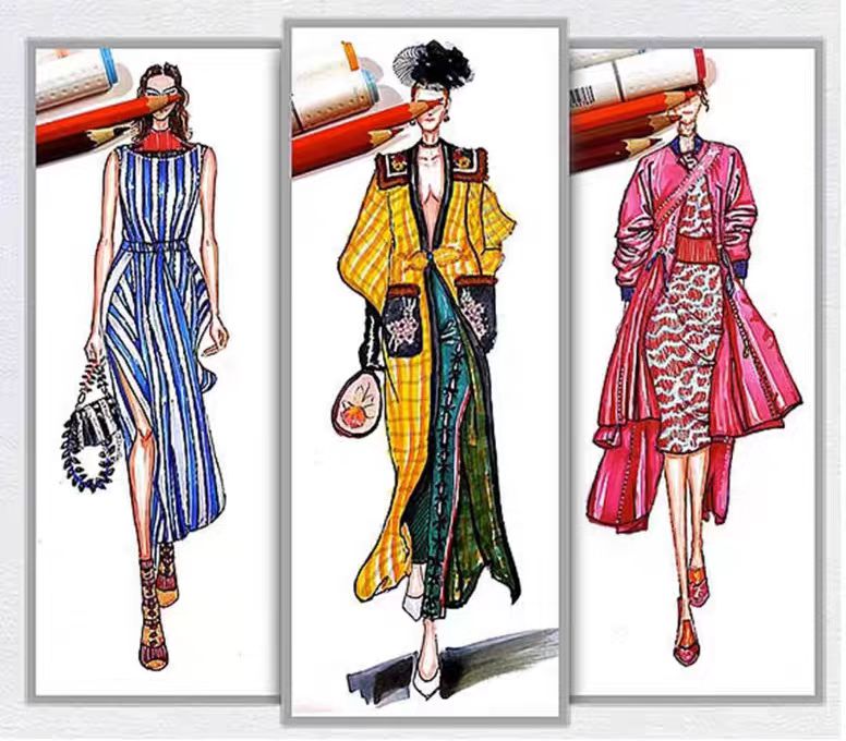 Intangible Product (Non-Tangible Goods) Comparison Set Colored Illustration