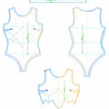 sample cutting picture women's body shaping belt underwear production 1:1