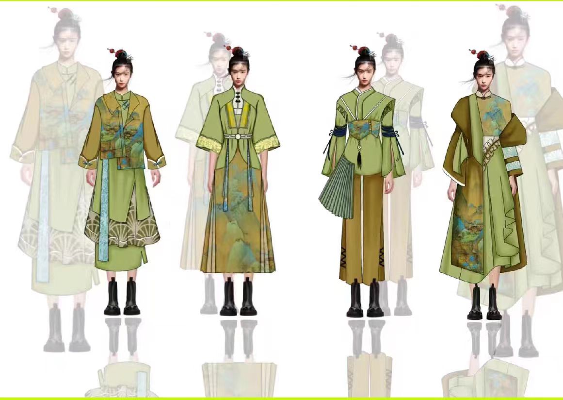 AI Style Sketches, CDR Black & White Line Art, Pattern Creation & Copy Drawing