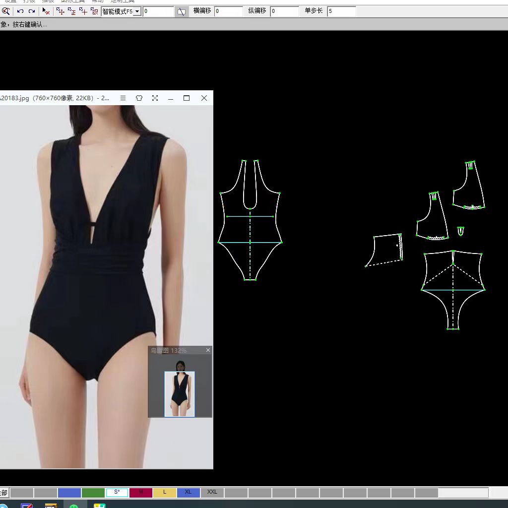 Bikini & Lingerie Pattern Sheets/Structure  Detailed Manufacturing Procedures