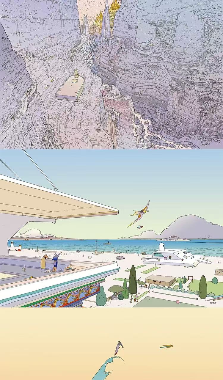 Ancient style illustration cartoon setting art painting interesting Chinese emperor picture material